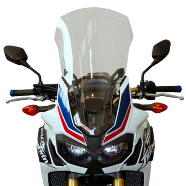 Honda African Twin Tinted Windshield, Motorcycles, Motorcycle Accessories on Carousell