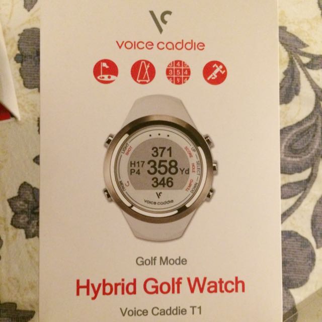 Hybrid Golf Watch Voice Caddie T1 Mobile Phones Gadgets Wearables Smart Watches on Carousell