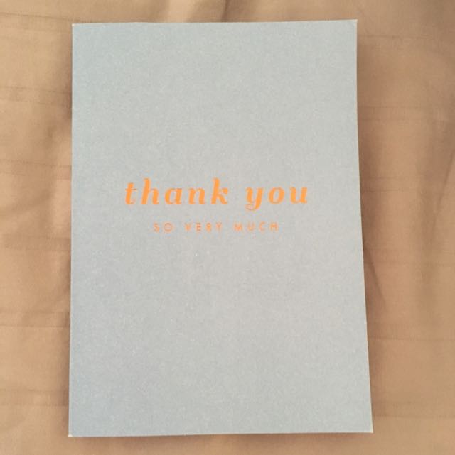 kikkik thank you card, Women's Fashion, Bags & Wallets, Wallets & Card