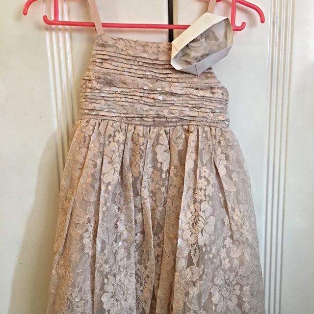 monsoon grey flower girl dress