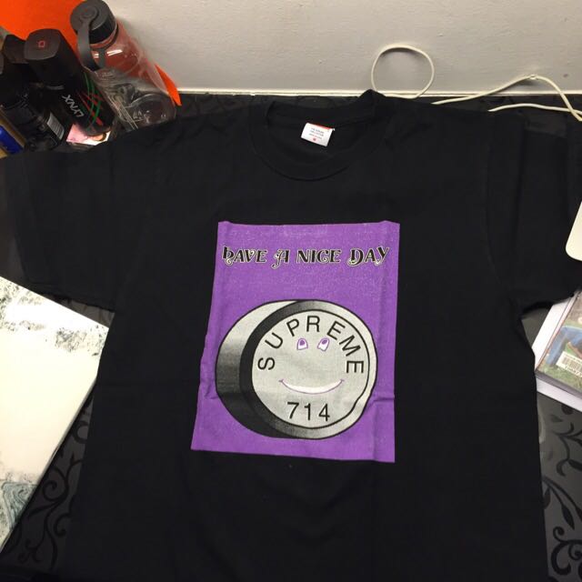 supreme have a nice day tee