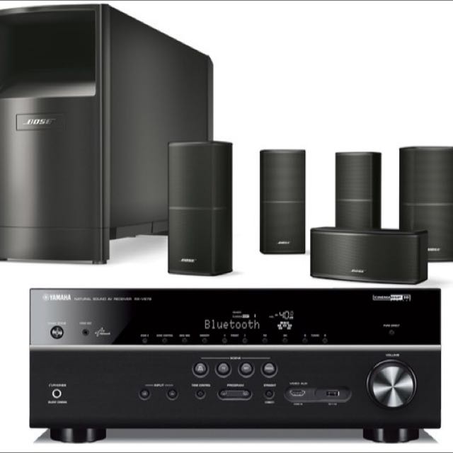 Acoustimass® 10 Series & Yamhama Receiver, Audio, Soundbars 