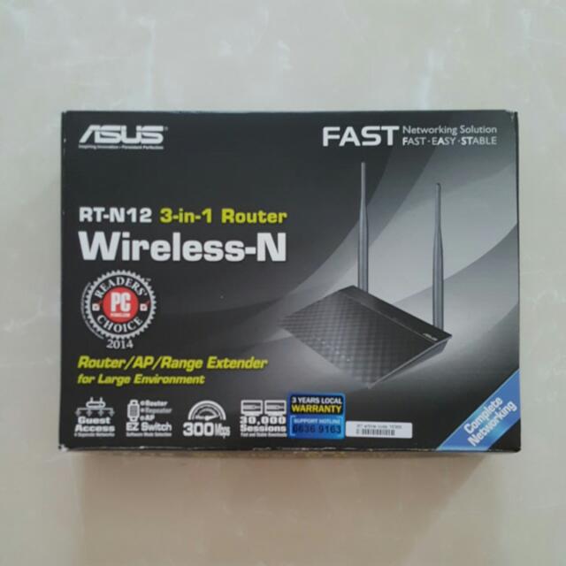 Asus Rt N12 Wireless N Router Electronics On Carousell