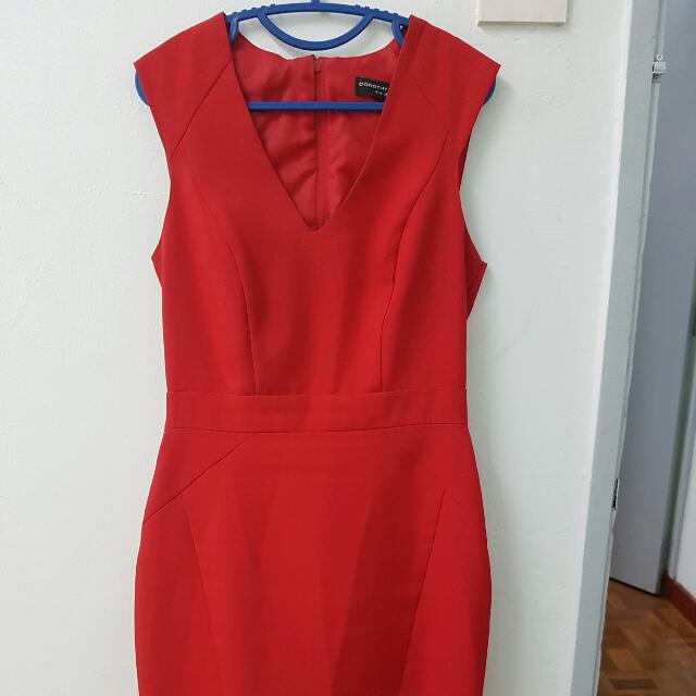 dorothy perkins red dress