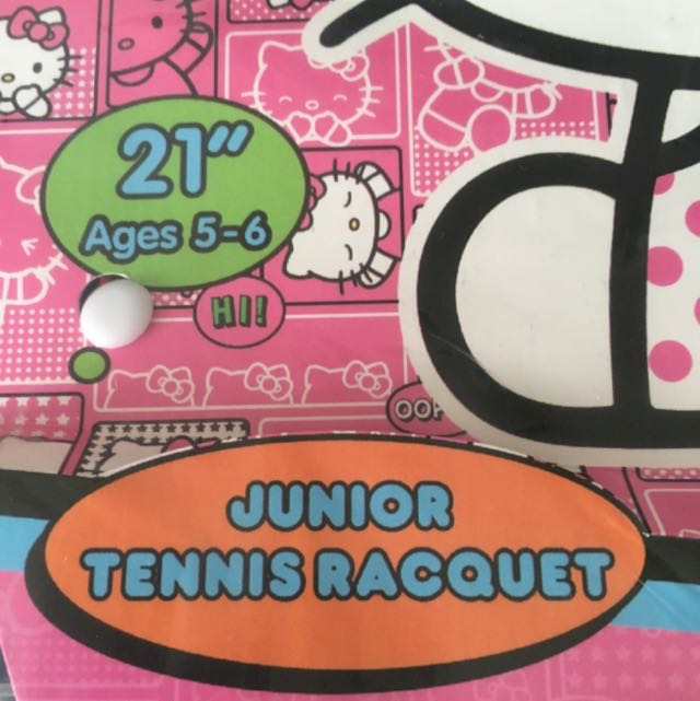 Hello Kitty Junior Tennis Racquet, Sports Equipment, Sports & Games