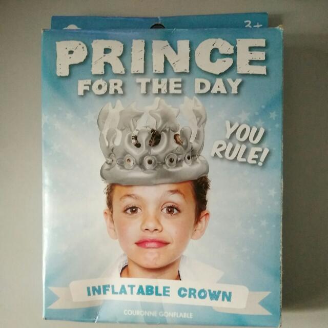 Prince For The Day Inflatable Crown