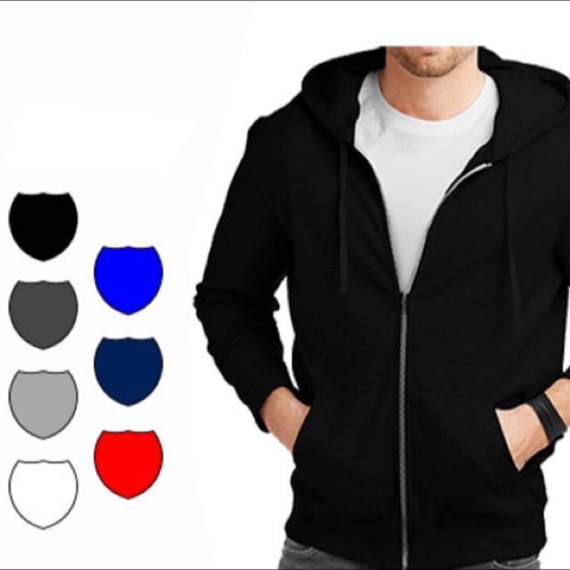 jaket hoodie zipper polos