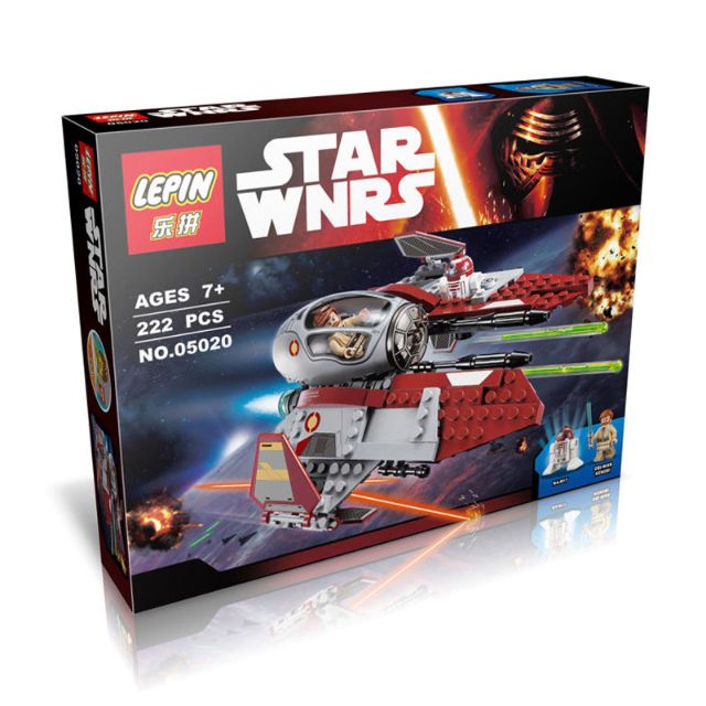 LEPIN 05020 Star Wars Obi Wan s Jedi Interceptor Lego Compatible