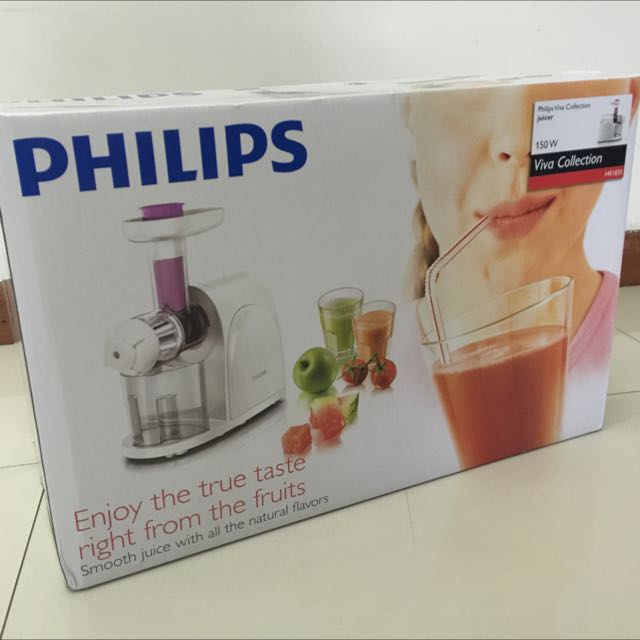 Philips Slow Juicer HR1830, TV & Home Appliances, Kitchen Appliances