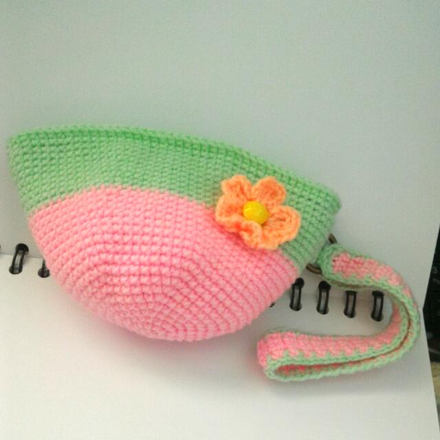crochet coin purse with zipper