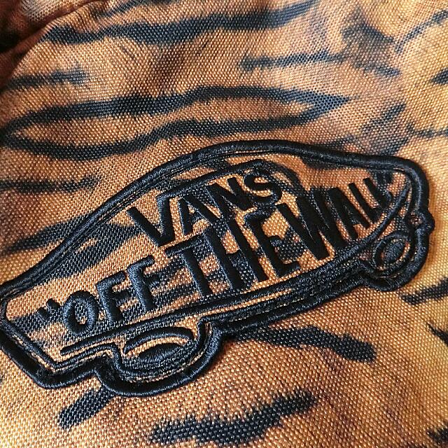 vans tiger print backpack