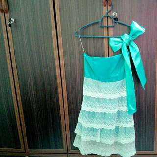 Strapless Short Gown
