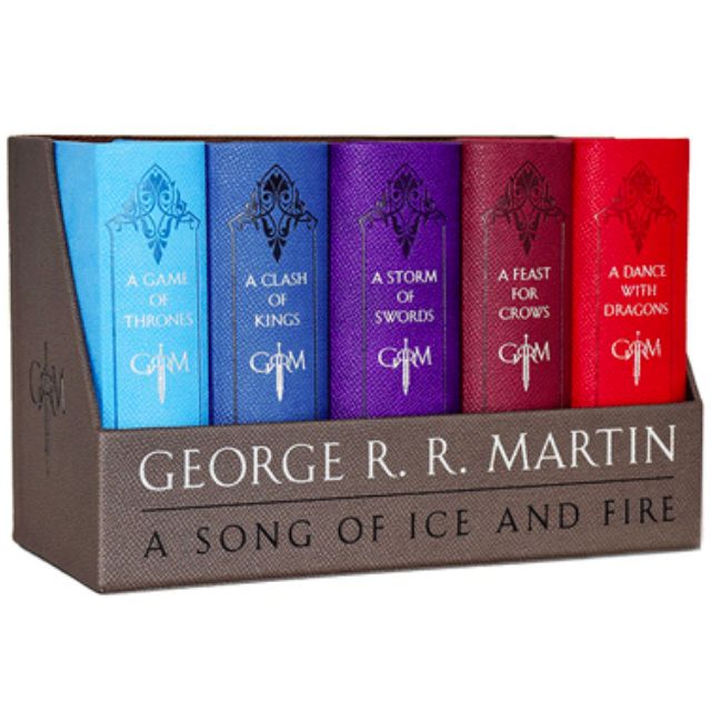 A Game Of Thrones Leather Cloth Boxed Set Books Stationery On