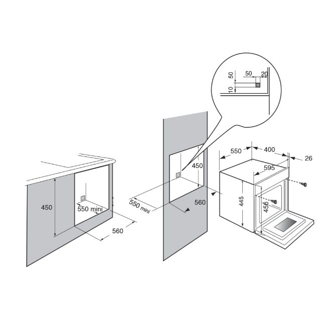 Ariston MSKA103X, 45cm Compact Built in Steam Oven, TV & Home