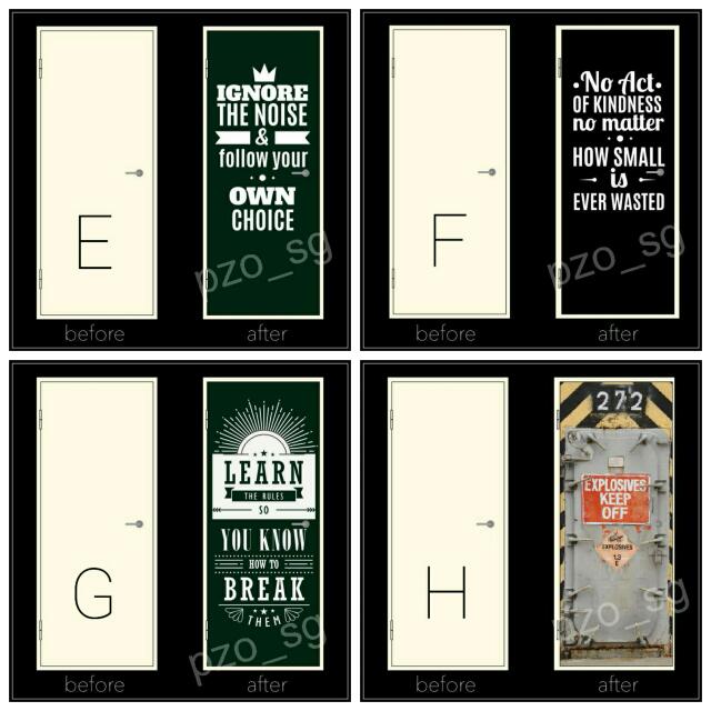 Full Color sheet For Bomb Shelter Door FOC Installation * Not