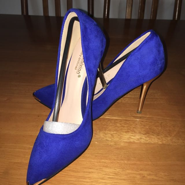 cobalt blue heels