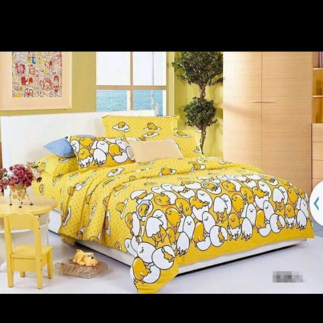 Gudetama Bedsheet Set, Furniture on Carousell