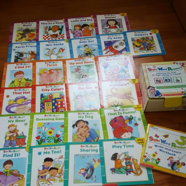 Scholastic Sight Word Readers * Reserved , Hobbies & Toys, Books ...