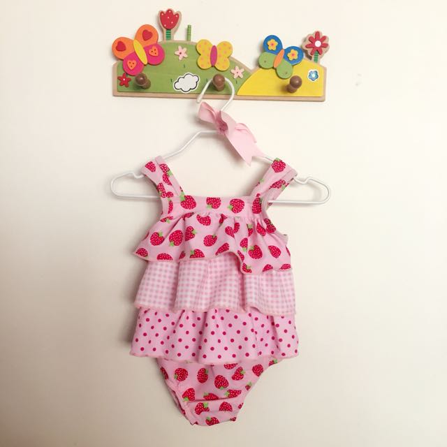 strawberry swimming costume