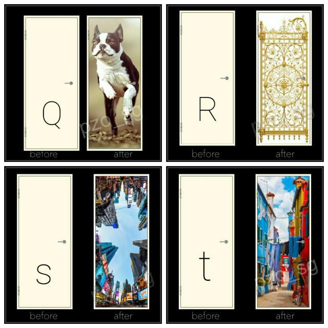 Full Color sheet on Bomb Shelter Door. FOC install., Furniture