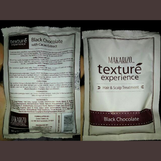 Makarizo Hair Mask Chocolate Health Beauty On Carousell