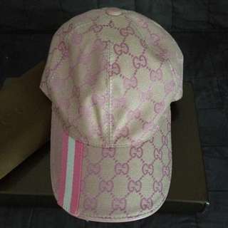 gucci pink baseball cap