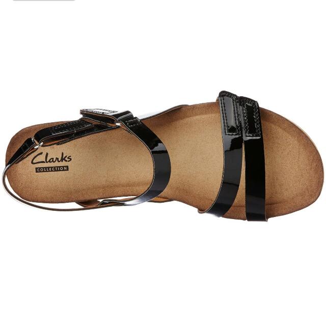 clarks women's alto gull wedge heel casual sandals