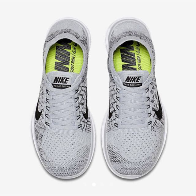 Nike free store 4.0 flyknit platinum