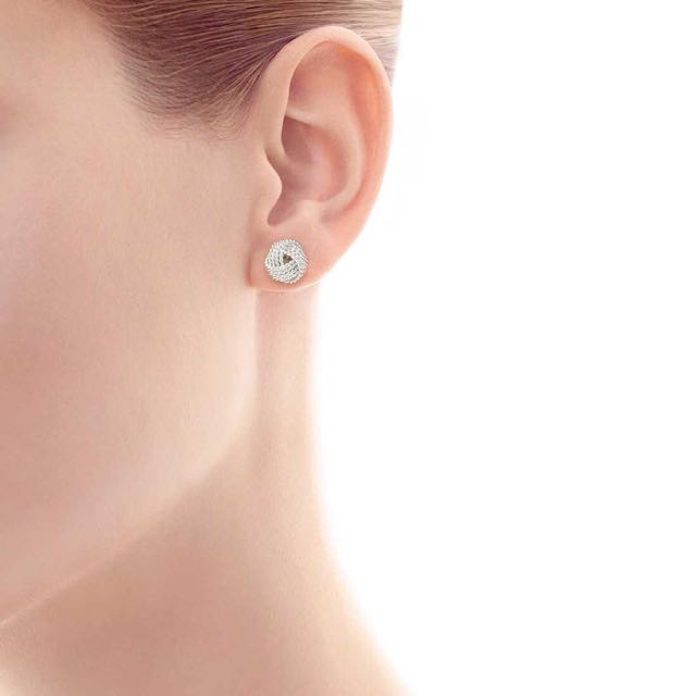 Twist knot earrings cheap