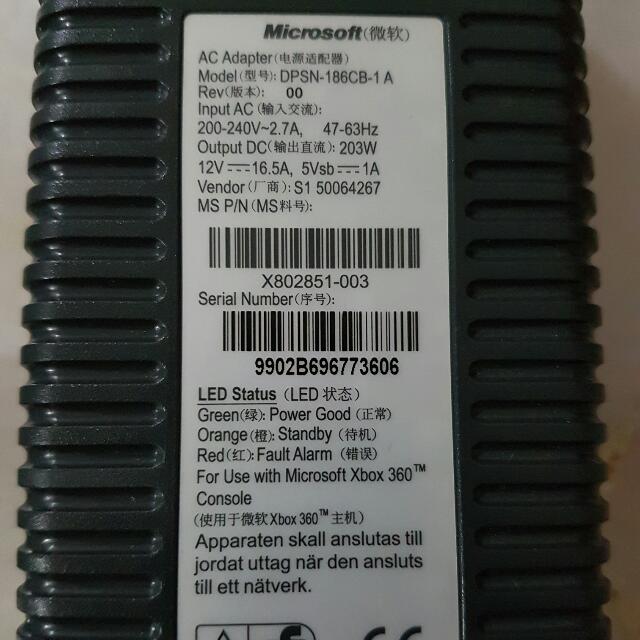 Xbox Power Brick (used), Everything Else on Carousell