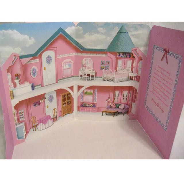 barbie house paper