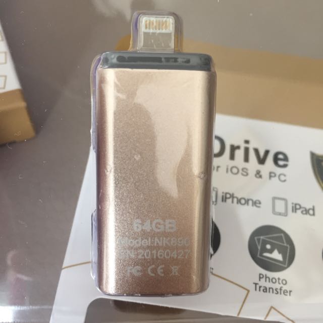 Flash Drive Dual Storage For Ios And Pc