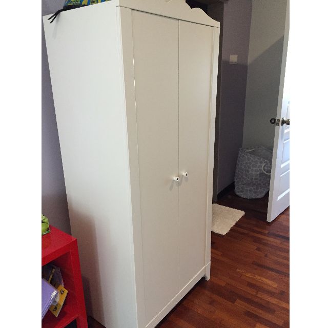 Ikea Hensvik Wardrobe White Home Furniture On Carousell