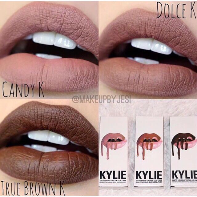 Instock] #Kylielipkit - Kylie Jenner Lip Kit | Candy K, Beauty & Personal  Care, Face, Face Care On Carousell