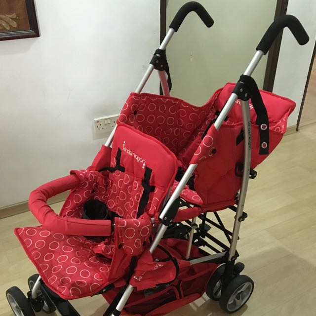 Kinderwagon double stroller used top