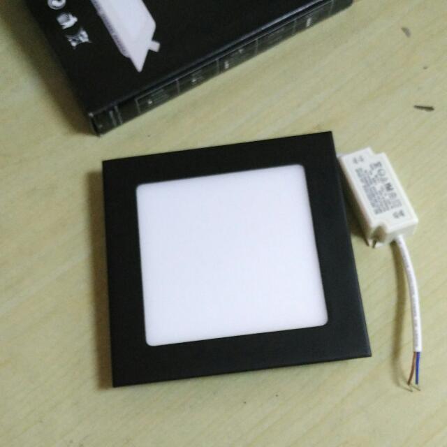 Matt Black Color Black Frame Led Recess Downlight False