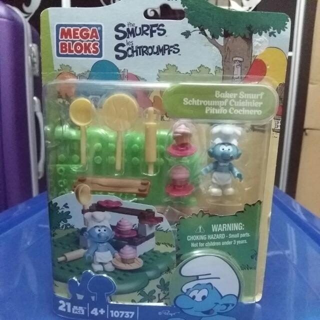 Mega Bloks La Maison Du Grand Schtroumpf - Set Complet 10752 - Neuf En Boîte