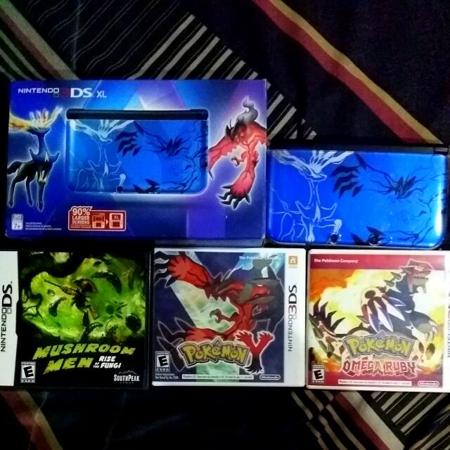 Nintendo 3ds Xl Pokemon X Y Blue Edition Car Accessories On Carousell