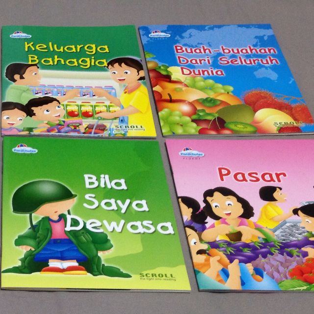 PARACHUTES Malay Readers by SCROLL, Hobbies & Toys, Books & Magazines
