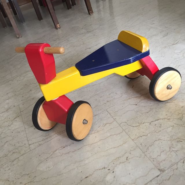 Pintoy on sale wooden trike