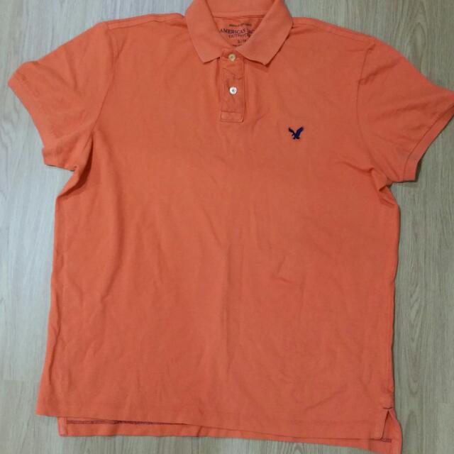 American Eagle Polo Tee Shirt Men S Fashion On Carousell