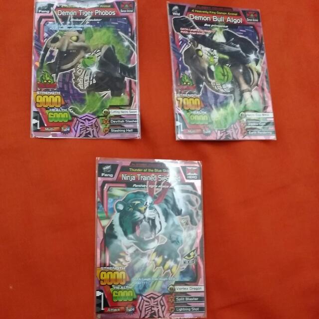 Great Animal Kaiser Demon Tiger Phobos Demon Bull Algol And Ninja Trained Siegfried Hobbies Toys Toys Games On Carousell