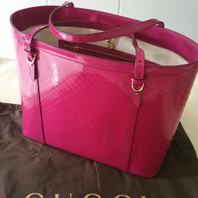 gucci patent bag