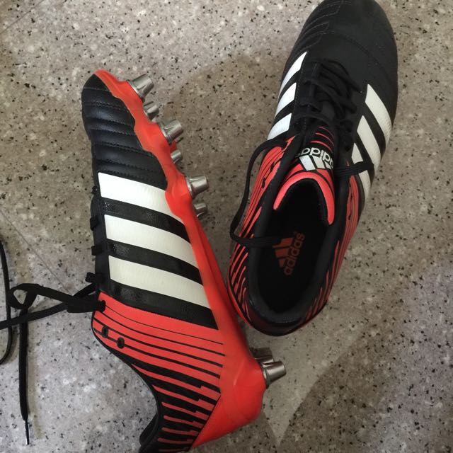 WTS Adidas Rugby Shoes with metal spikes, Women's Fashion, Footwear ...