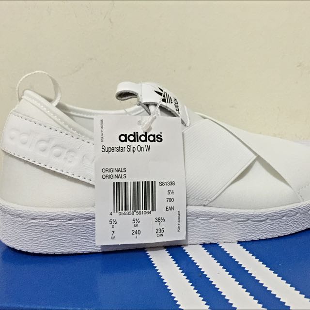 RESERVED- Adidas Superstar Slip on Shoes (BNIB), Women's Fashion ...
