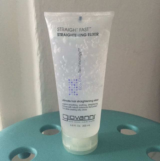 giovanni straight fast straightening elixir