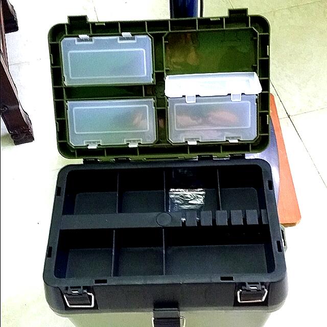 Good Strong Fishing Tackle Box. Big Enough For You To Carry All