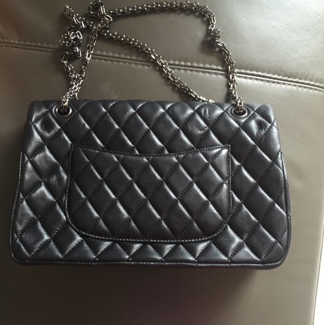 White Quilted Chanel Style Clutch  NKD Naked Italian Bags