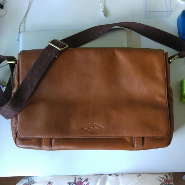 Fossil aiden messenger store bag