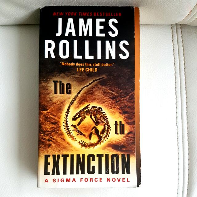 James Rollins S Novel The 6th Extinction Books Stationery On